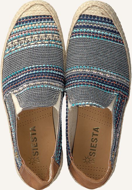 Blauwe LA SIESTA Instappers ESTRAGON Blauwe LA SIESTA Instappers ESTRAGON - large