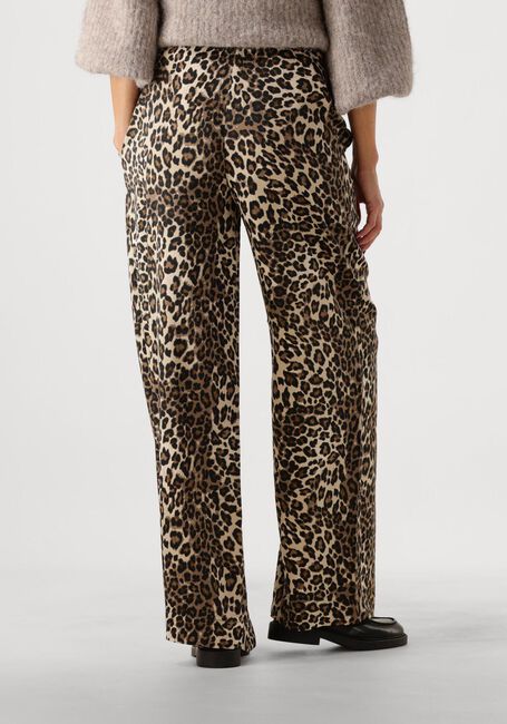 Bruine MODSTRÖM Pantalon TIPSYMD PRINT PANTS - large