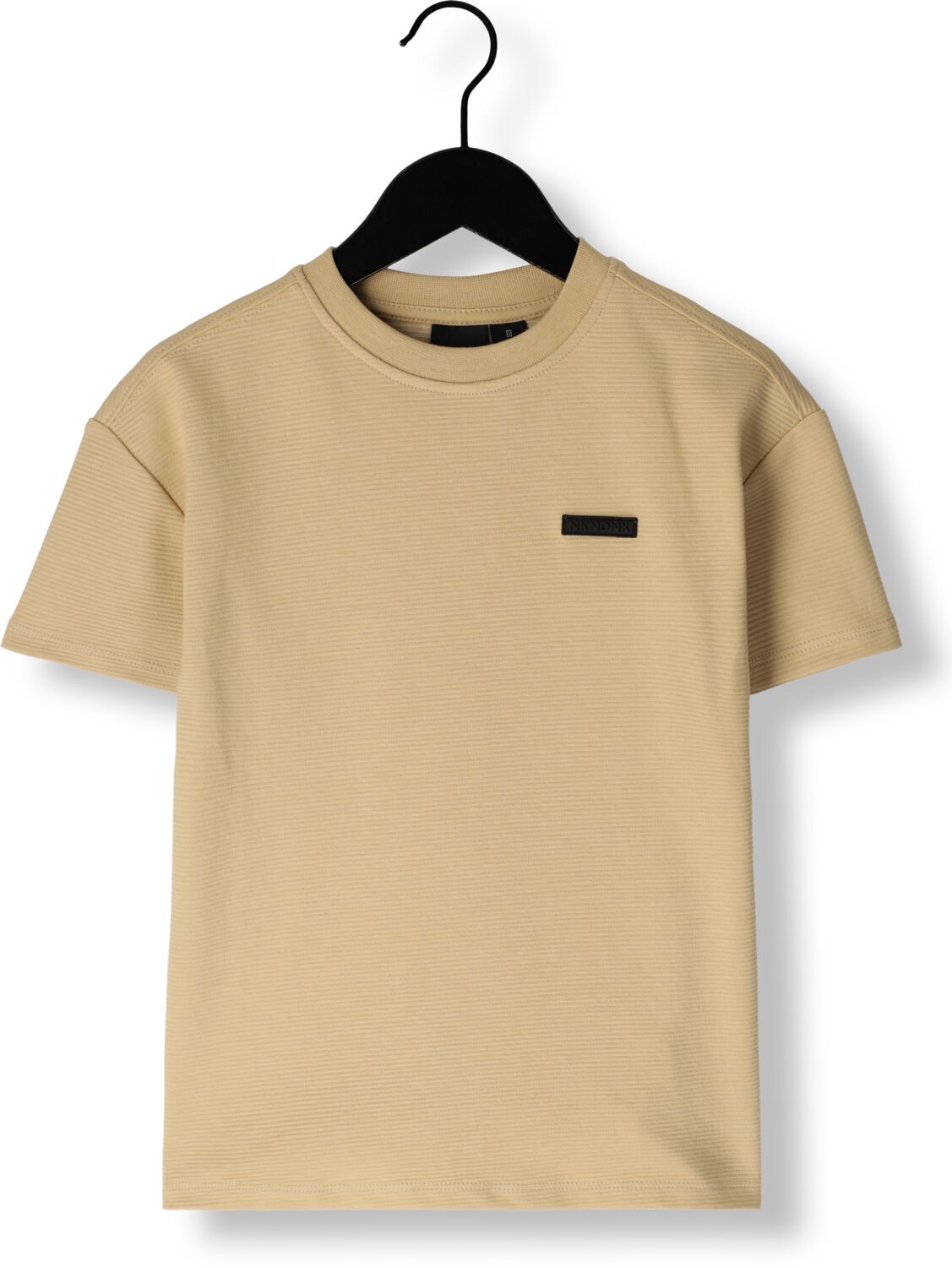 NIK & NIK Jongens Polo's & T-shirts Structured T-shirt Beige