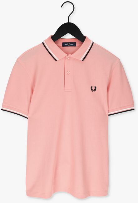 Roze FRED PERRY Polo TWIN TIPPED FRED PERRY SHIRT - large