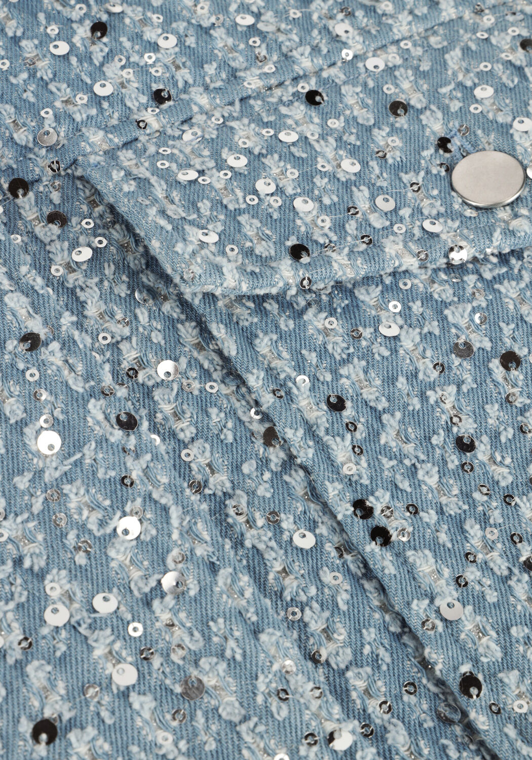 Lichtblauwe SECOND FEMALE Spijkerjas LEMARA JACKET - large