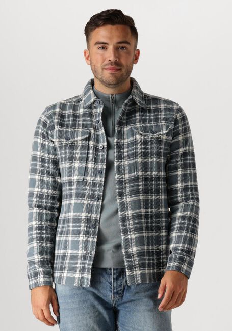 Blauwe PURE PATH Overshirt REGULAR FIT SHIRTS OVER201 - large