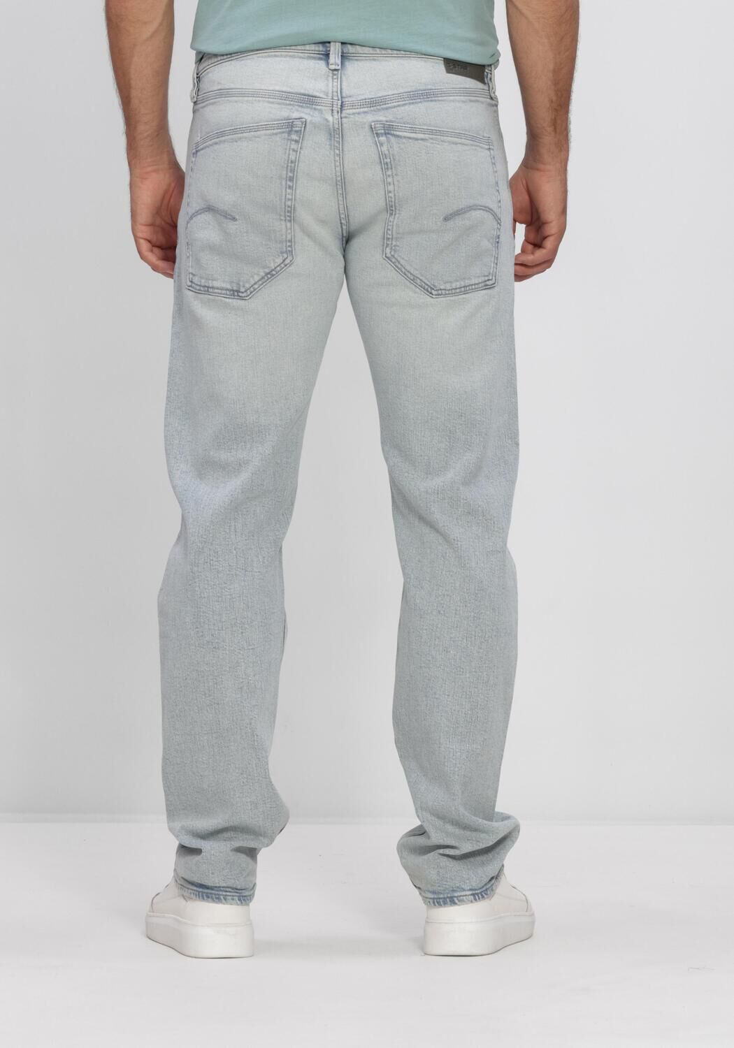 Lichtblauwe G-STAR RAW Straight leg jeans STREEM SLIM TAPERED - large