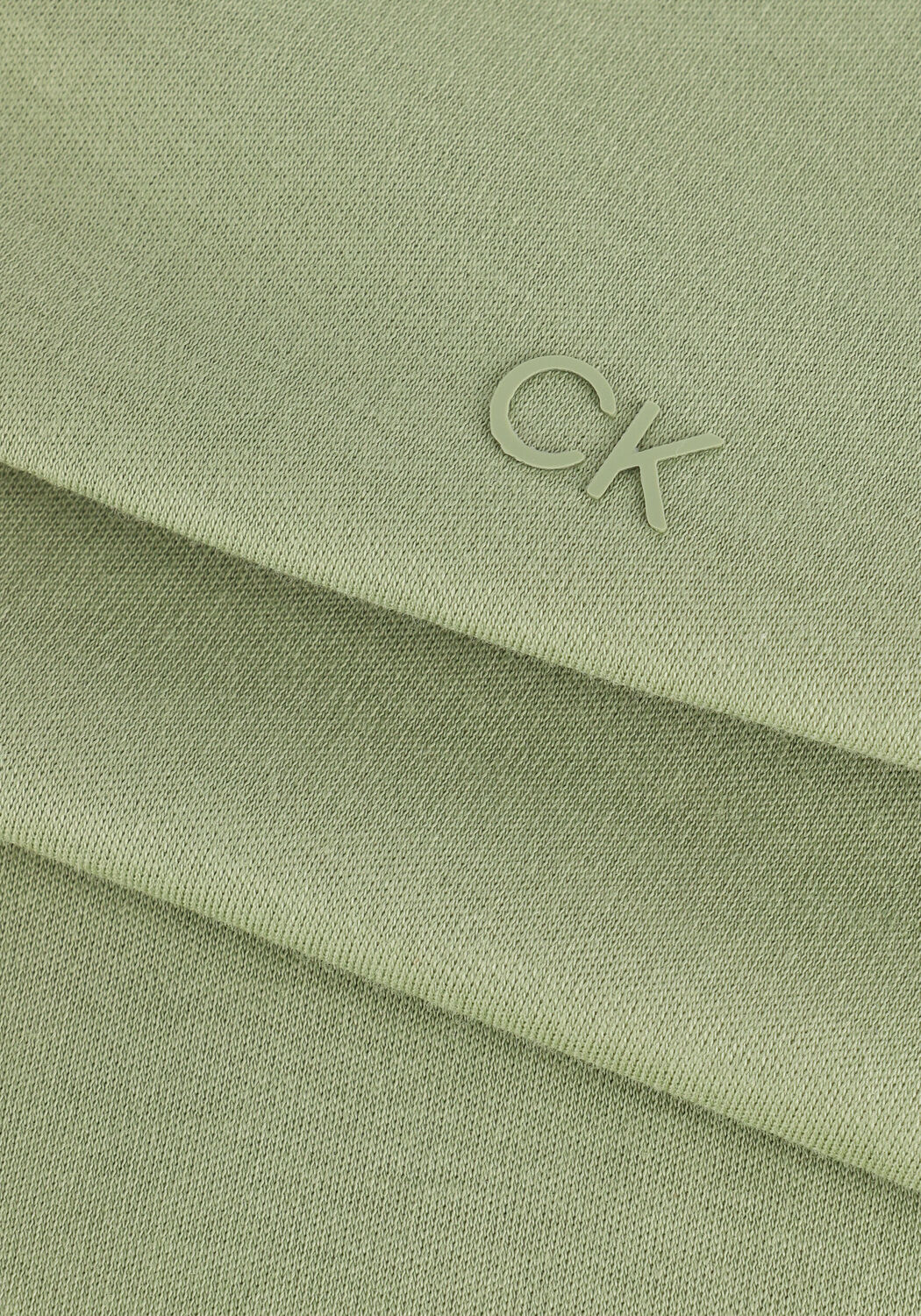 Groene CALVIN KLEIN Polo LIQUID TOUCH SLIM POLO - large