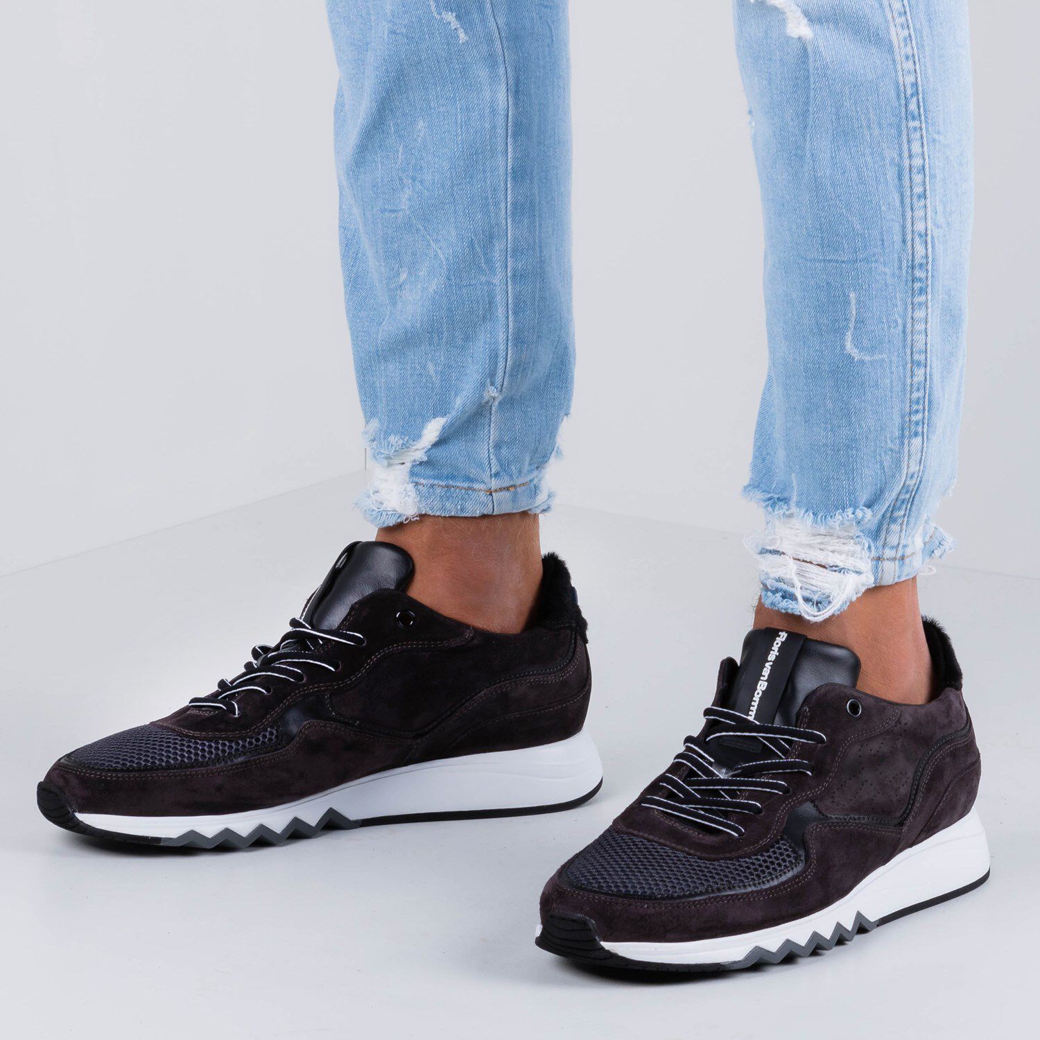 Oranje FLORIS VAN BOMMEL Lage sneakers 16392 | Omoda