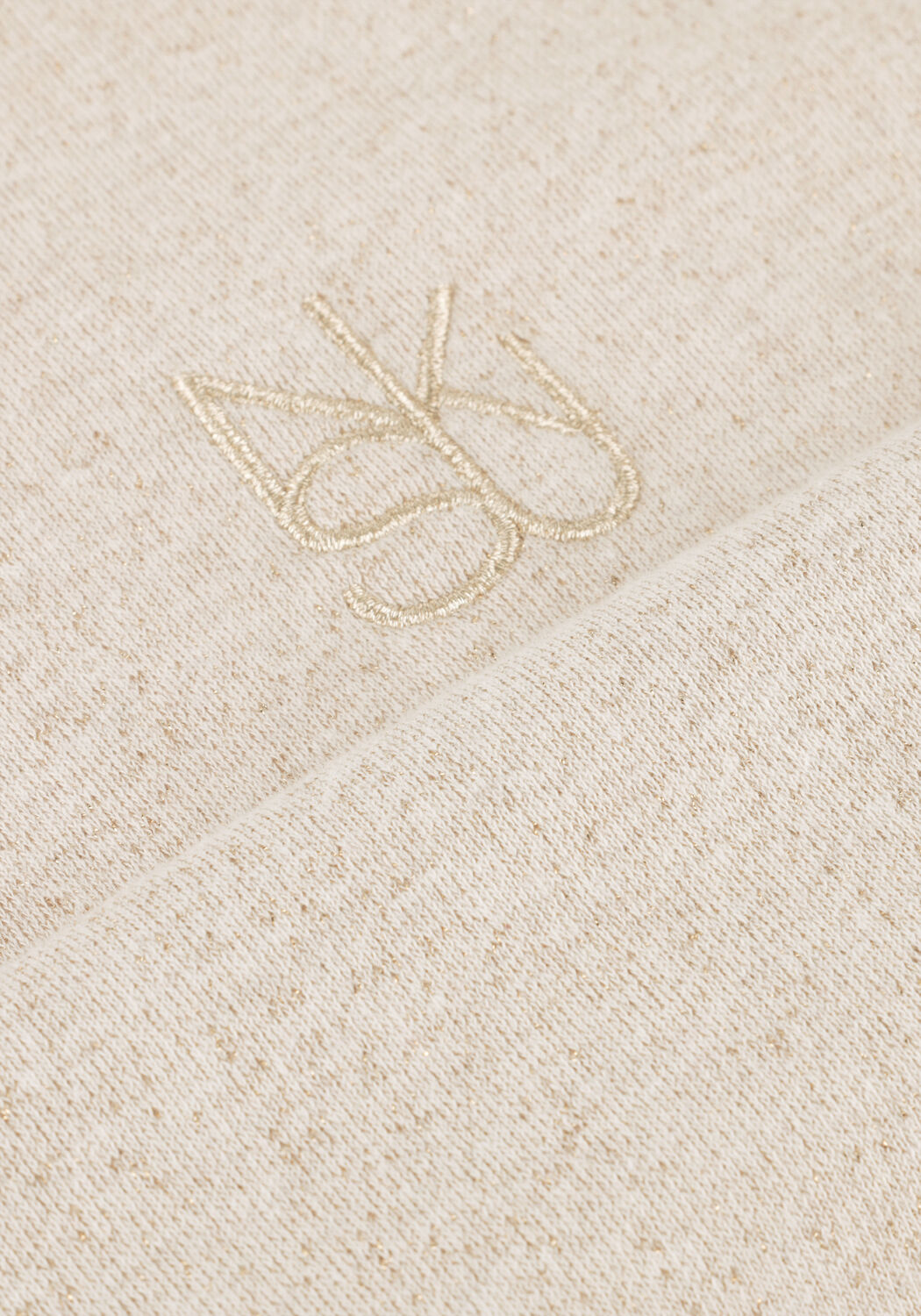 Zand NUKUS Trui ROOS PULLOVER LUREX - large