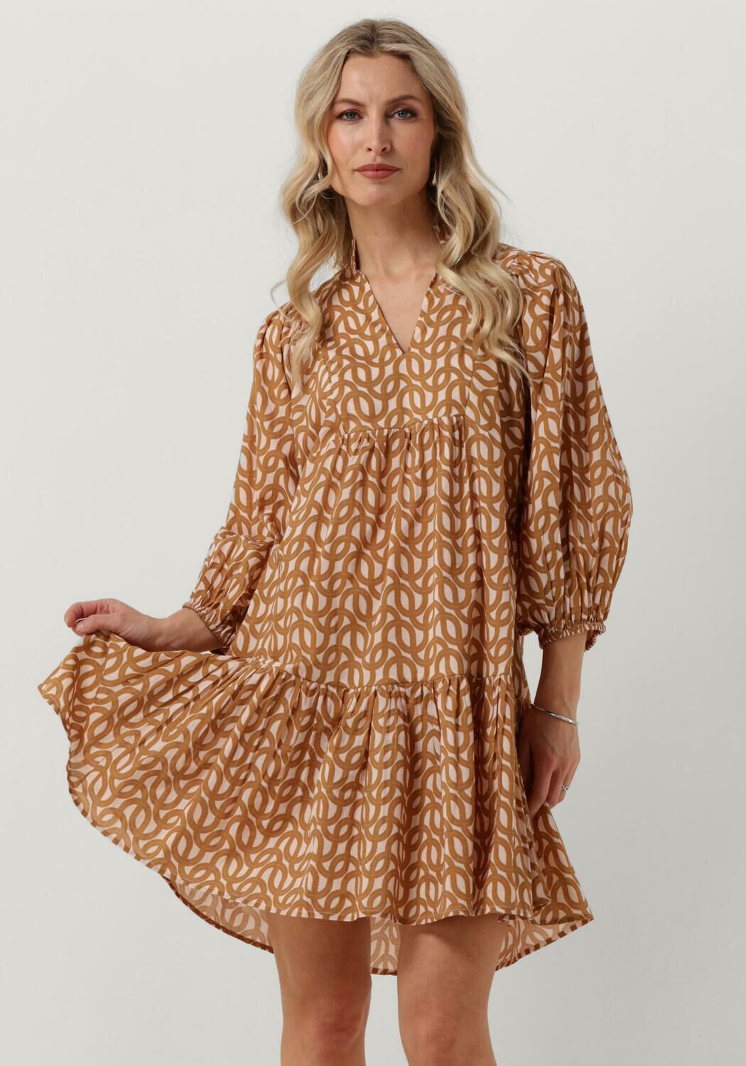 Notre-v Dames Jurken Nv-danic Short Dress Brown Dames