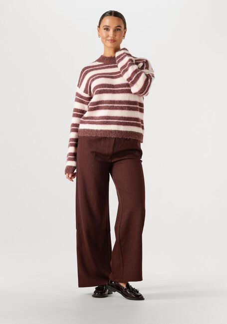 Bruine YDENCE Trui KNITTED SWEATER ARIA - large