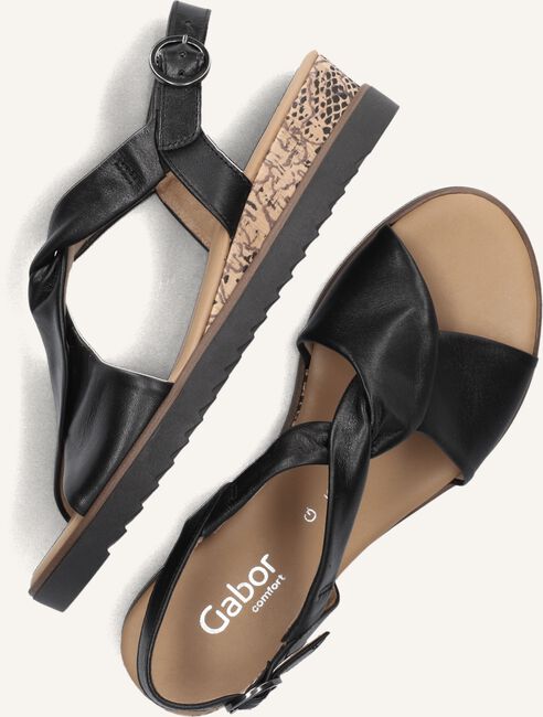 Zwarte GABOR Sandalen 751 Zwarte GABOR Sandalen 751 - large