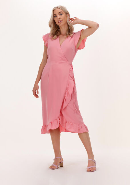 Roze FREEBIRD Midi jurk ROSY MIDI DRESS - large