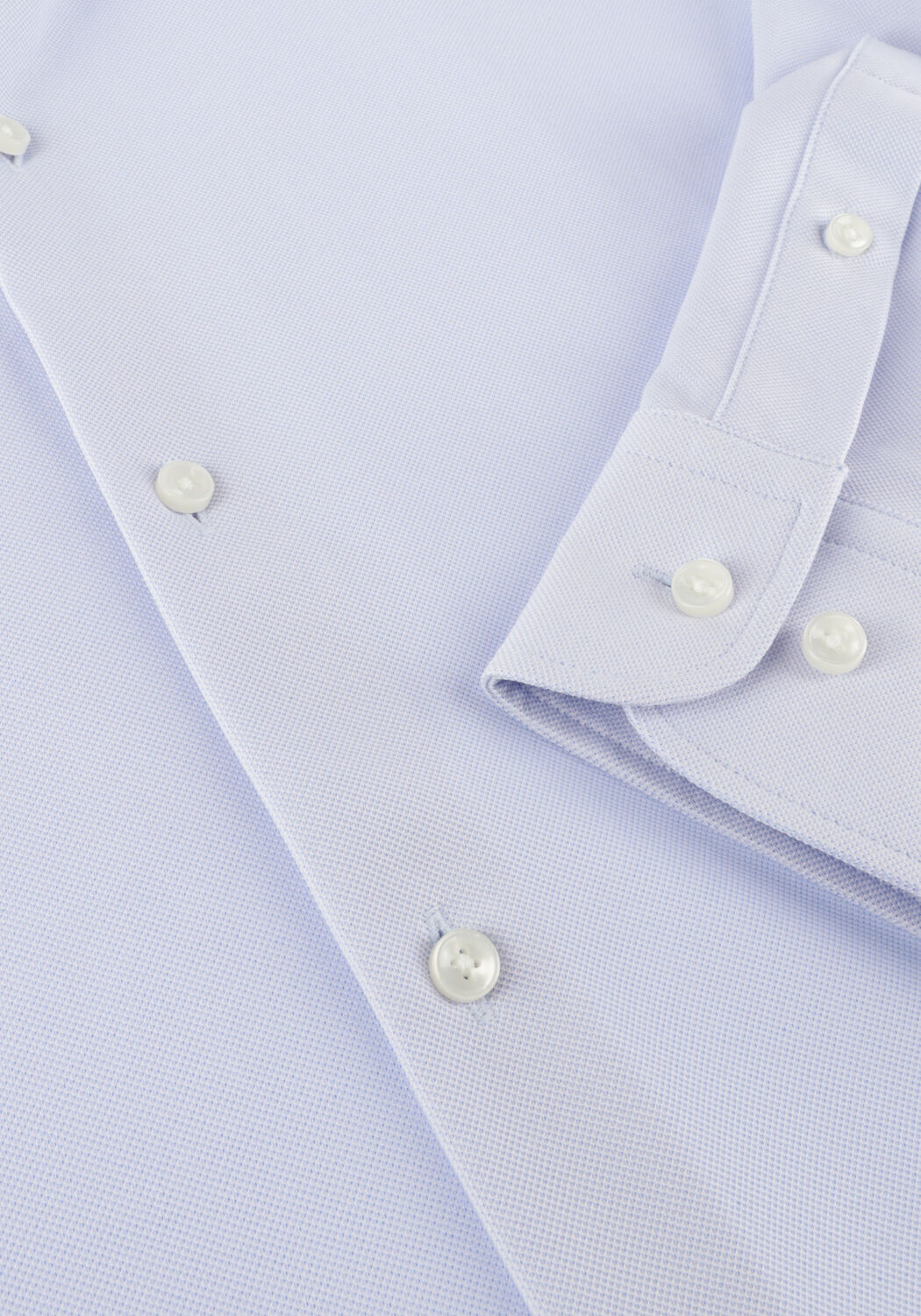 Lichtblauwe BOSS Casual overhemd P-HANK-SPREAD-C1-222 - large