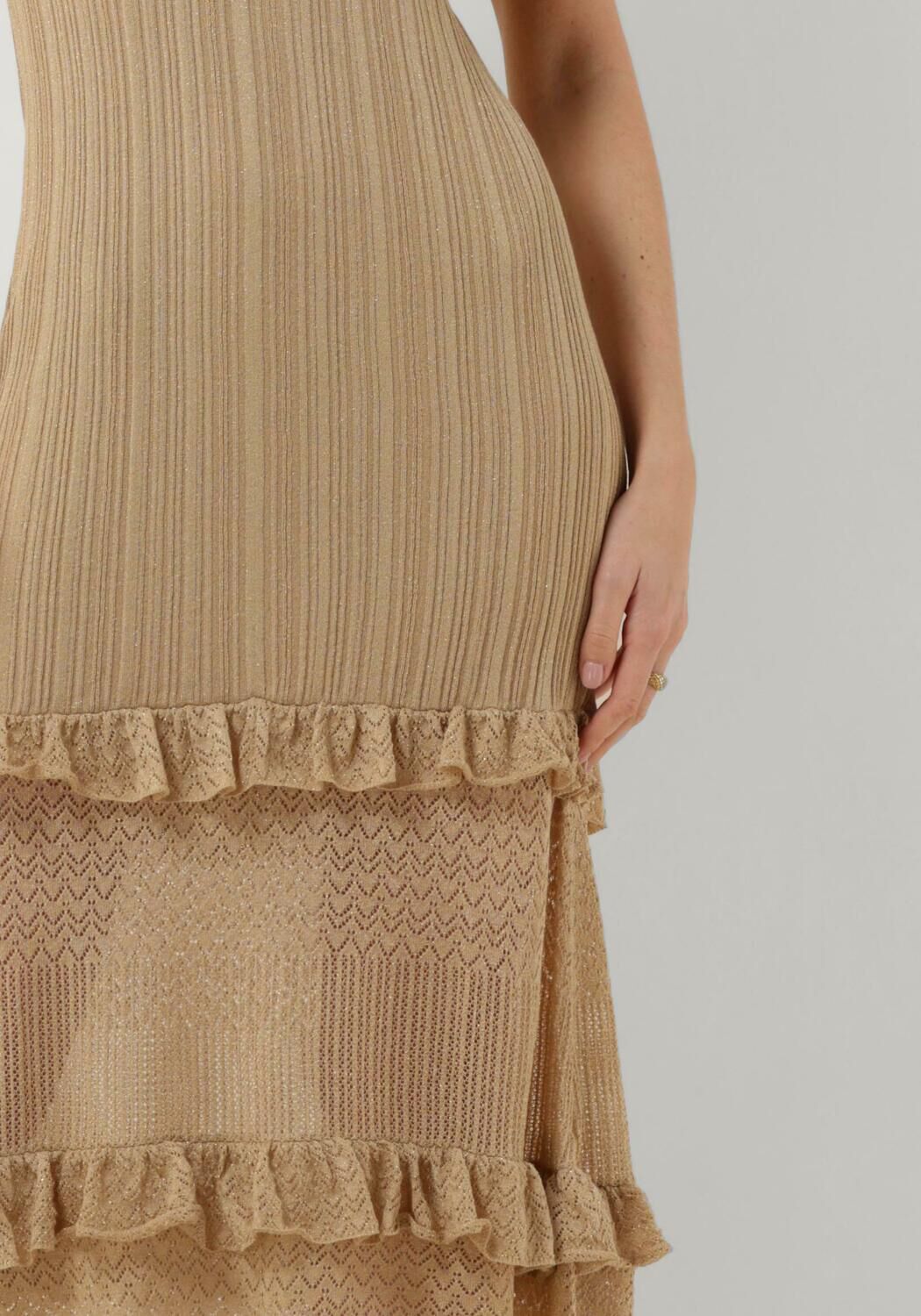 LIU JO Dames Jurken Romantic Party Lux Dress Goud