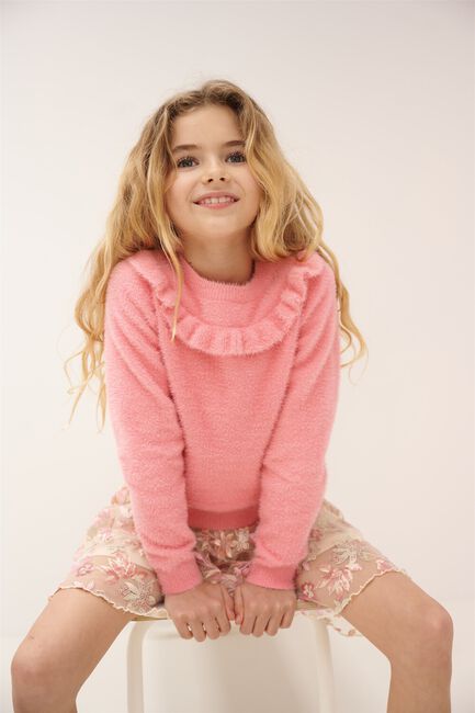 Roze NONO Trui KETAN FLUFFY SWEATER - large