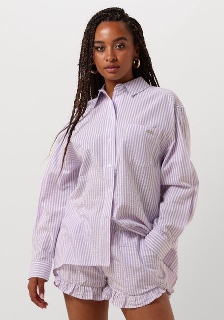 Lila COLOURFUL REBEL Blouses VICKY STRIPED DROPPED SHOULDER BLOUSE - large