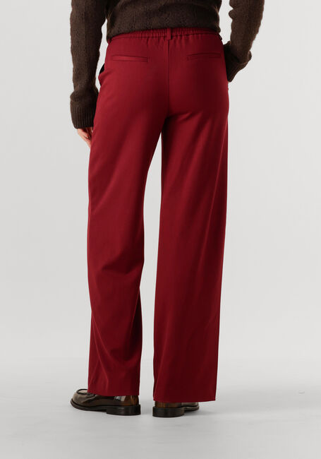 Bordeaux OBJECT Wijde broek OBJLISA WIDE PANT - large
