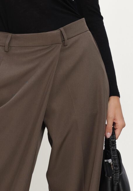 Taupe NEO NOIR Pantalon CALINA STRUCTURE WRAP PANTS - large