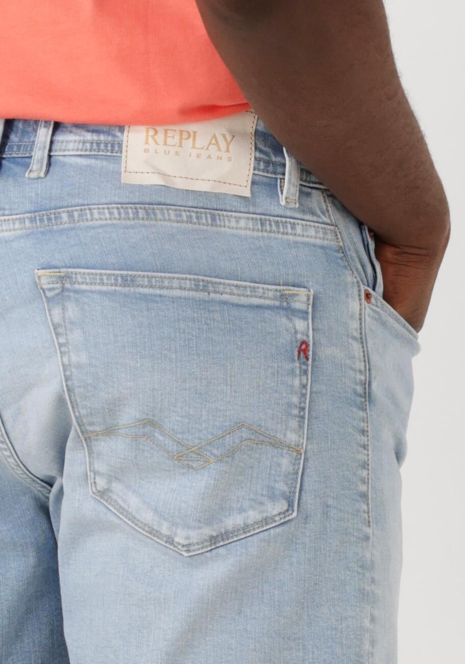 REPLAY Heren Jeans Rbj.981 Short Lichtblauw