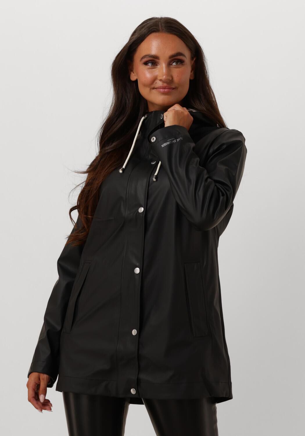 ILSE JACOBSEN Dames Jassen Rain 228 Zwart