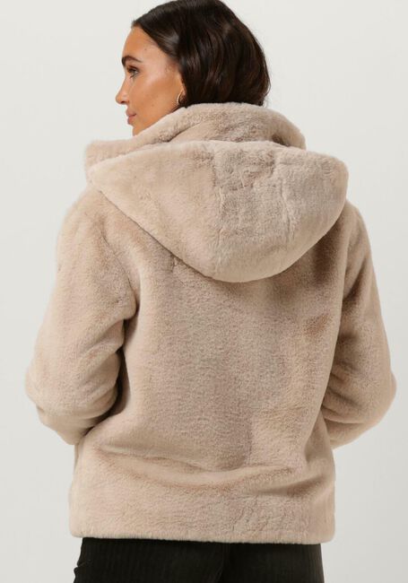 Ecru MOSCOW Faux fur jas 08-08-EVELYN-1 - large