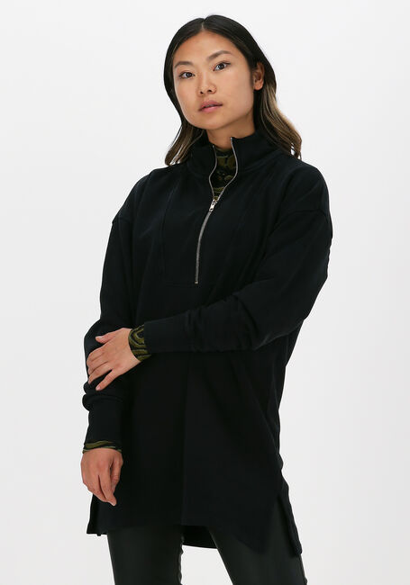 Zwarte ALIX THE LABEL Sweater ZIPPER COLLAR SWEATER - large
