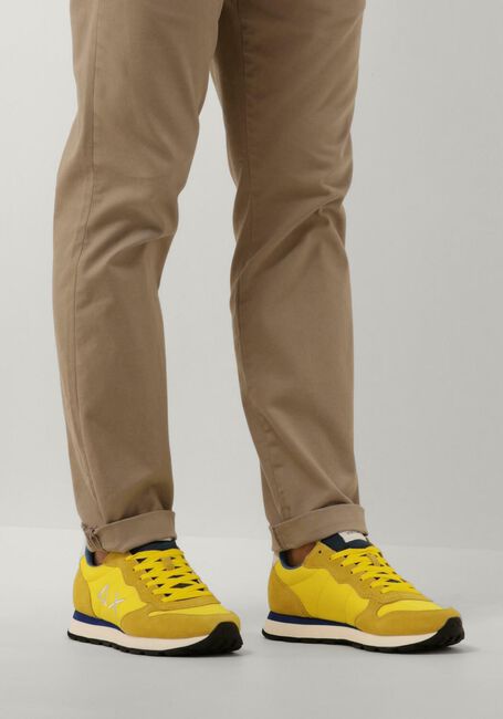 Gele SUN68 Lage sneakers TOM SOLID NYLON MEN - large