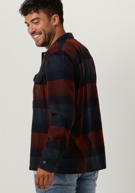 Bruine CAST IRON Overshirt LONG SLEEVE SHIRT YD CHECK REGULAR FIT - large