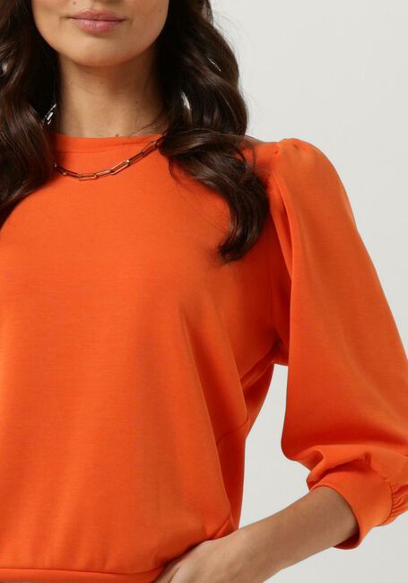 Oranje SELECTED FEMME Trui SLIFTENNY 3/4 SWEAT TOP - large