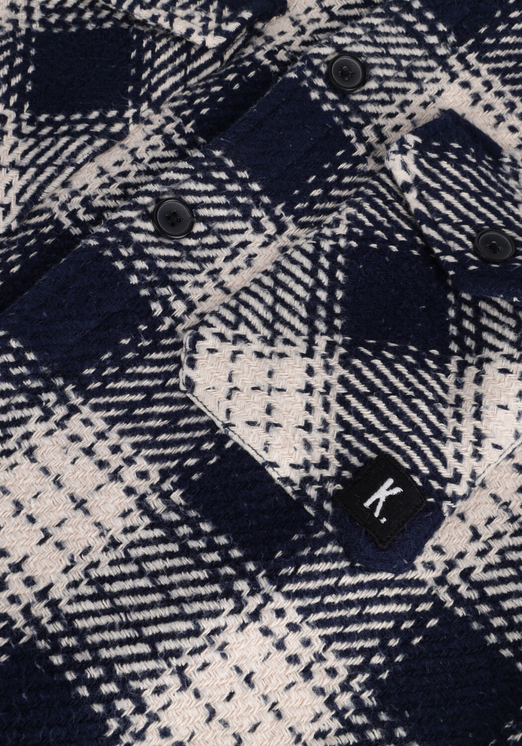 Zwarte KULTIVATE Overshirt ST DASHED - large