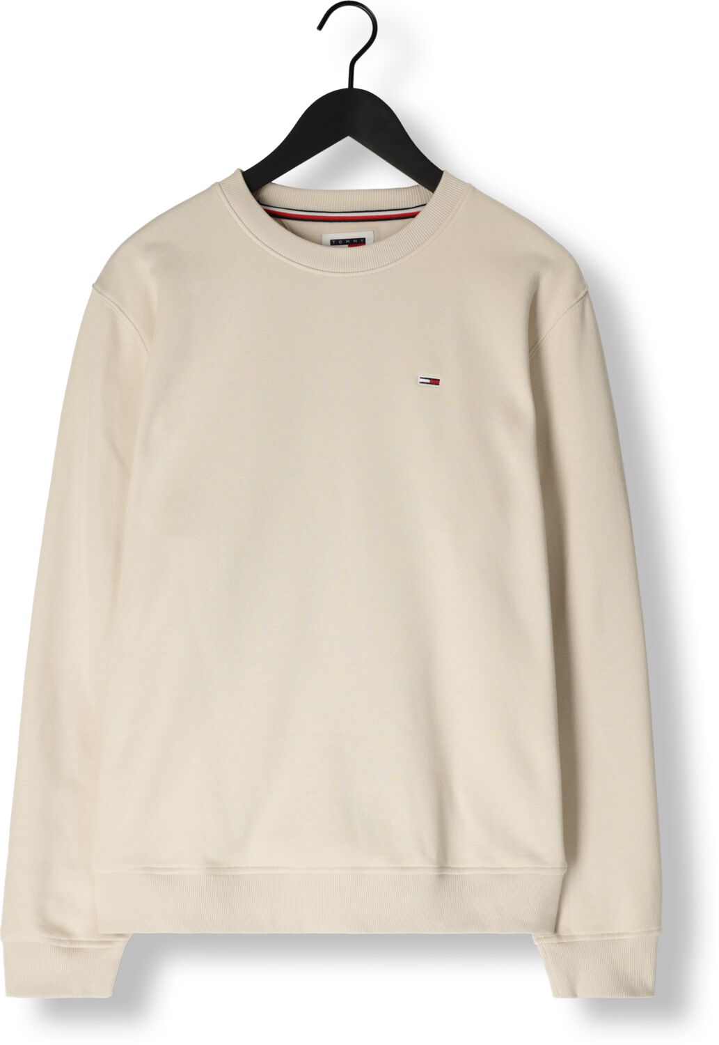 TOMMY JEANS Heren Truien & Vesten Tjm Reg S Flag Crew Beige