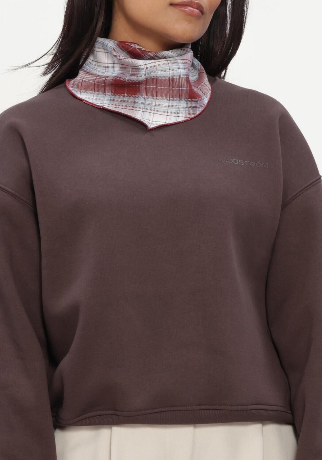 Bruine MODSTR&Ouml;M Trui TIAMD SWEAT - large