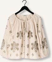Beige SUMMUM Blouses LONGSLEEVE TOP LINEN HEAVY EMBROIDERY Beige SUMMUM Blouses LONGSLEEVE TOP LINEN HEAVY EMBROIDERY - medium
