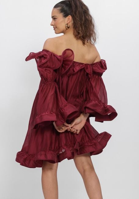 Bordeaux Y.A.S. Mini jurk YASFALLULAH O/S DRESS - D2D - large