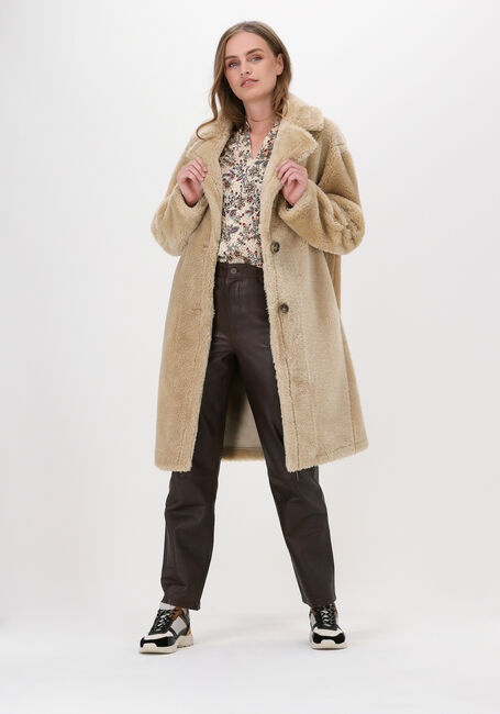 Zand BEAUMONT Faux fur jas BONDED TEDDY COAT - large