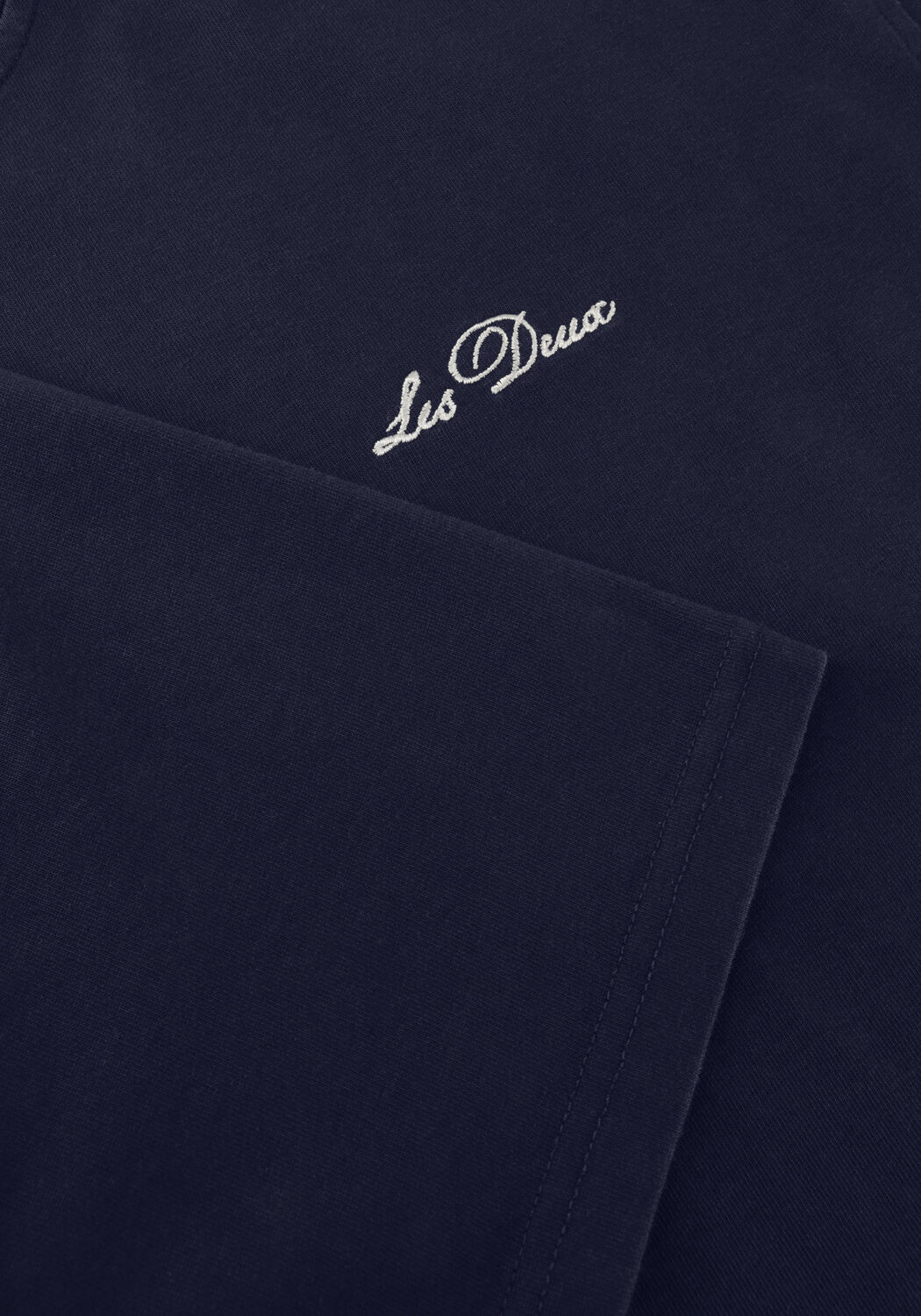 Donkerblauwe LES DEUX T-shirt CREW T-SHIRT - large