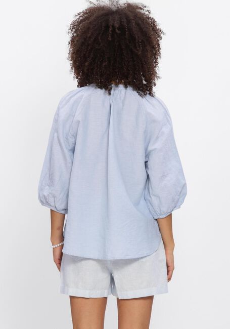 Blauwe SELECTED WOMEN Blouses SLFCLEO-ALBERTA LINEN BLEND SHIRT - large