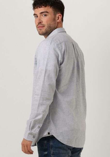 Blauwe DSTREZZED Casual overhemd SHIRT LINEN MELANGE - large
