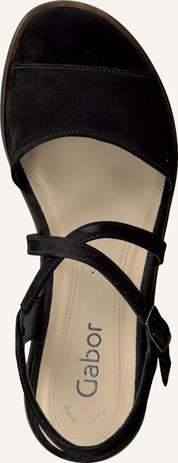 Zwarte GABOR Platte sandalen 513 Zwarte GABOR Platte sandalen 513 - large