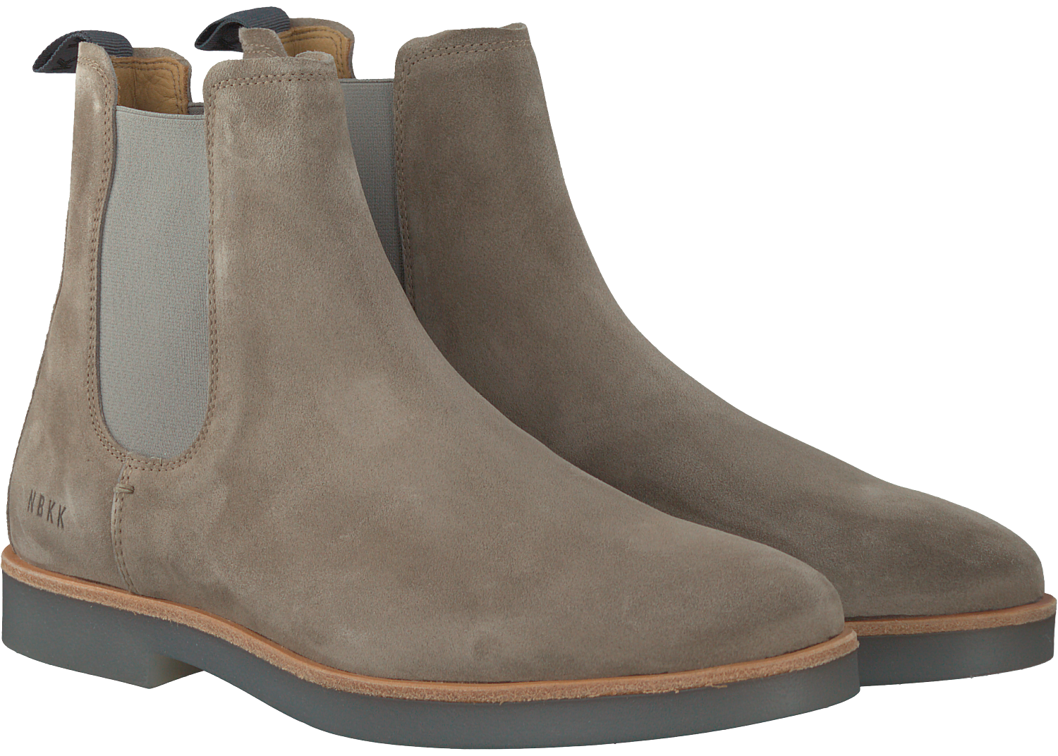 Taupe NUBIKK Chelsea boots LOGAN CHELSEA | Omoda NUBIKK® Logan Chelsea | Grijze Boots | Officiële webshop