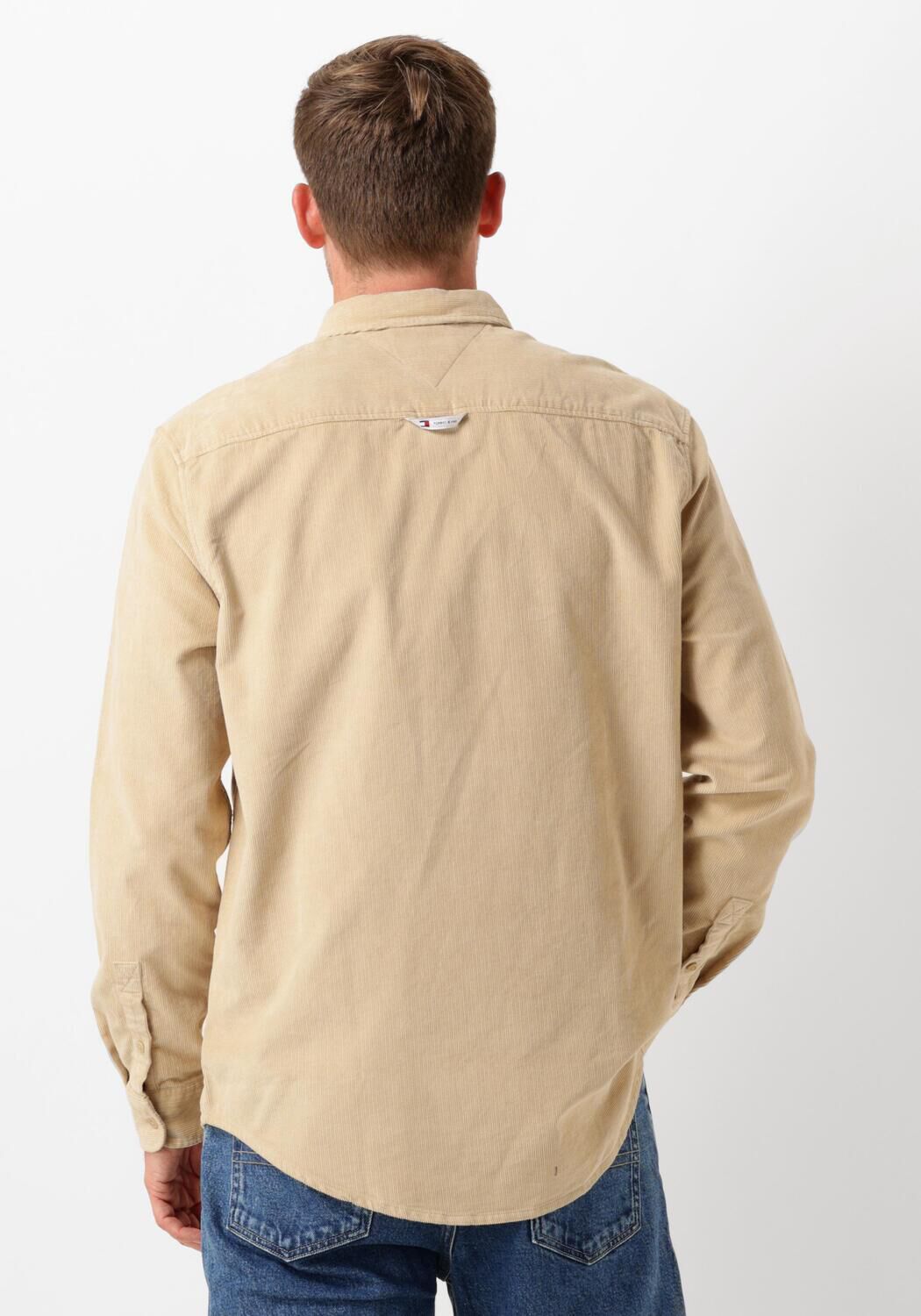 TOMMY JEANS Heren Overhemden Tjm Reg Corduroy Shirt Beige