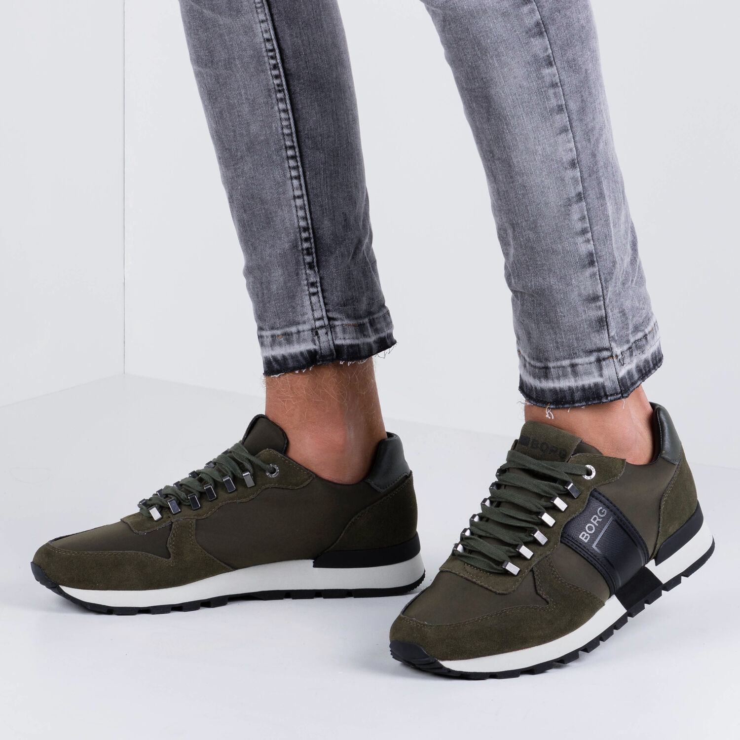 Groene BJORN BORG Lage sneakers R610 LOW M - large