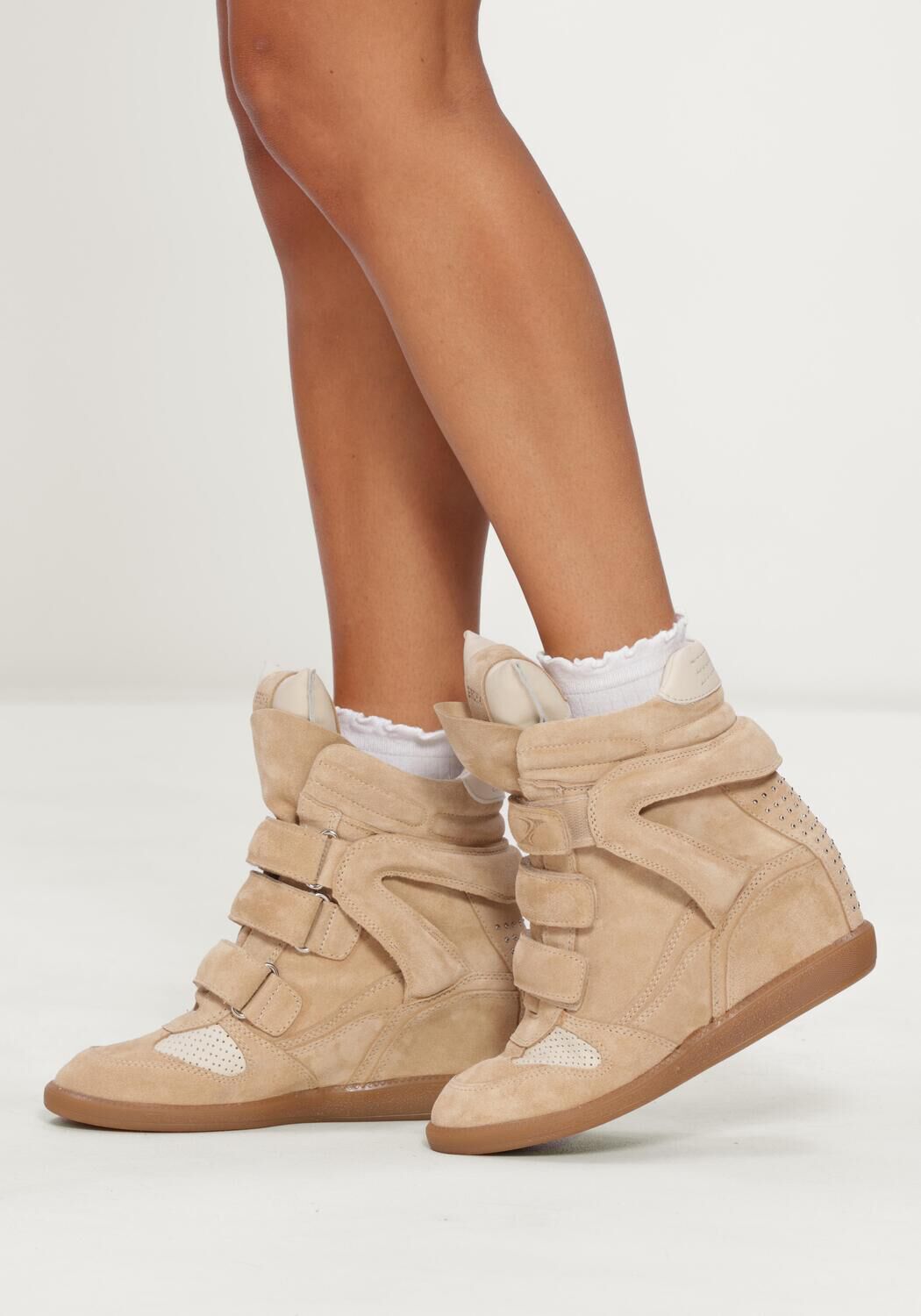 Beige BRONX Enkellaarsjes JAE-YY - large