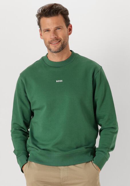 Groene BOSS ORANGE Sweater WESMALLCREW 10244192 01 - large