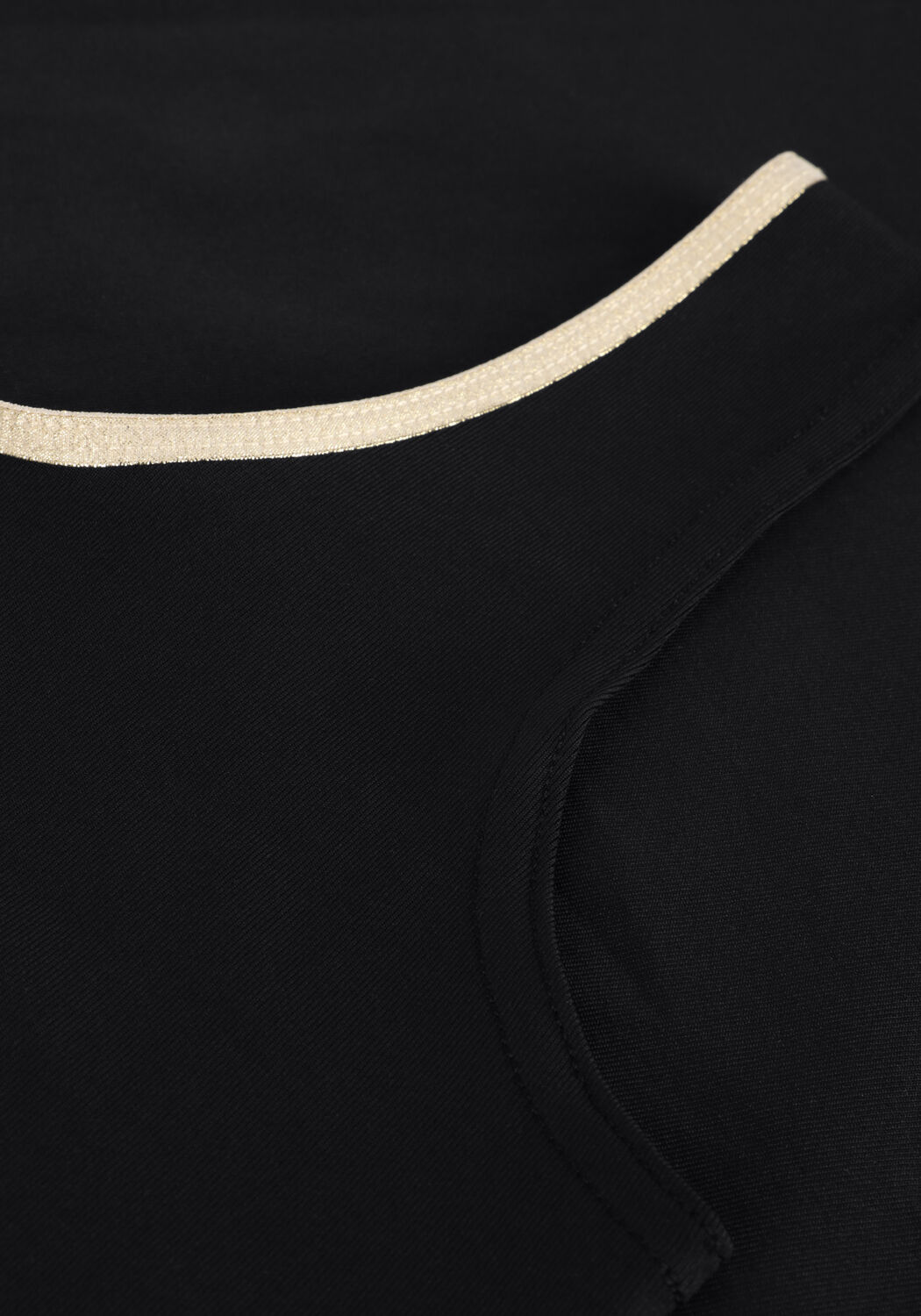 Zwarte NUKUS Top JUBA SINGLET I - large