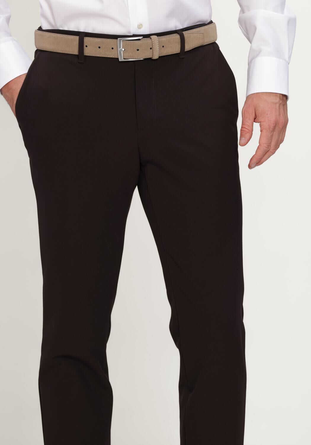 Bruine ALBERTO Pantalon MOVE - large