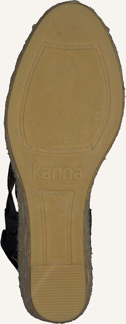 Zwarte KANNA Platte sandalen KV9490 Zwarte KANNA Platte sandalen KV9490 - large
