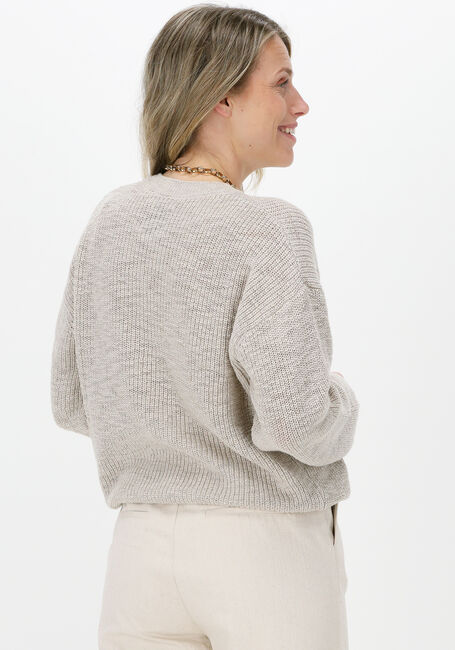 Beige ANOTHER LABEL Trui SVEA KNITTED PULL - large