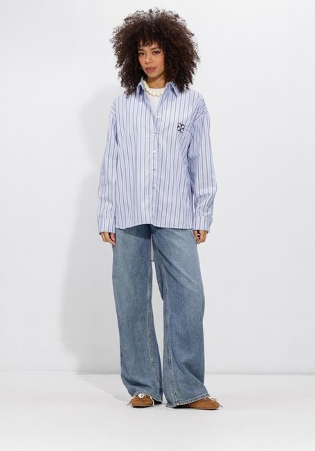 Lichtblauwe COUCOU Blouses MOON BLOUSE - large