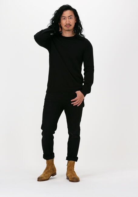 Zwarte SELECTED HOMME Trui SLHBERG CREW NECK NOOS - large
