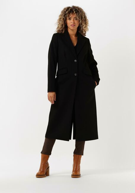 Zwarte BEAUMONT Mantel LONG BLAZER COAT - large