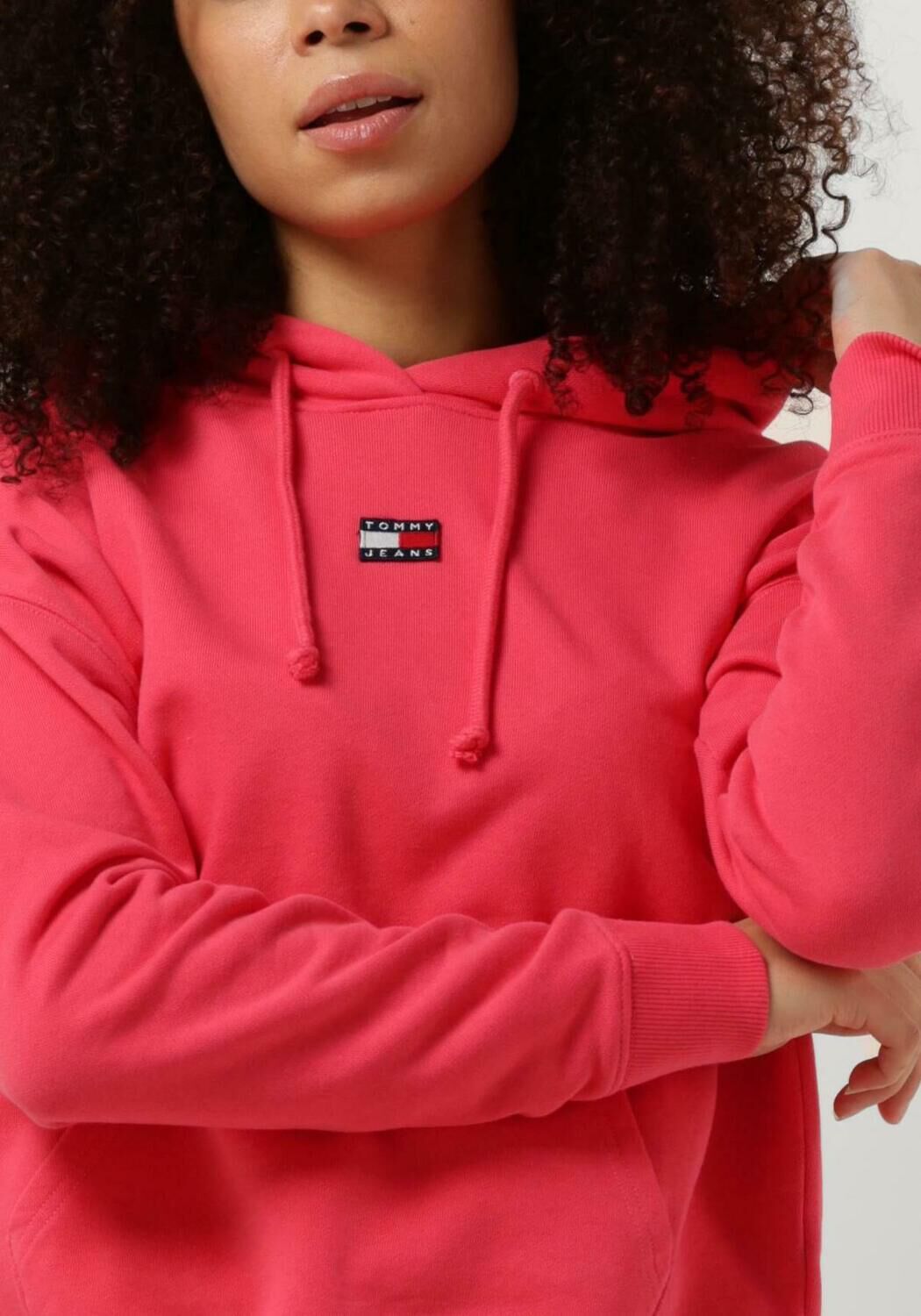 Roze tommy jeans trui store